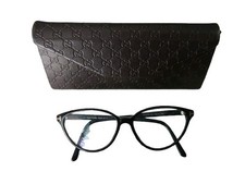 GUCCI Tom Ford Black Cateye Eyeglasses Frames Sunglasses Unisex/Case GG/ TF5545  picture