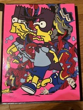Ermsy SPLIT HERO Print Pink Matt Gondek Simpsons Art DeBart AP /6 Project 2020 picture
