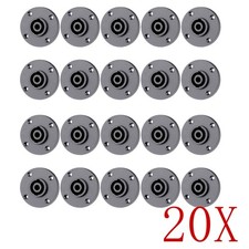 20x For Neutrik NL4MPRXX 4-Pole SpeakOn Large Round Twist Lock, 3/16