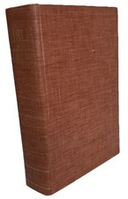 1951 King James Bible Simon Schuster Ernest Bates Handmade Cross Bookmark picture