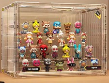 Acrylic Display Case 4 Layers Stacking Shelf for Collectibles, Figures, Dolls... picture
