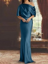 Mondressy Sheath/Column One-Shoulder full-length dress size 12 picture