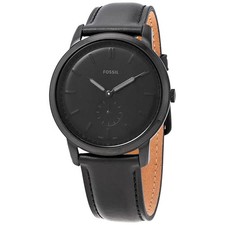 Fossil The Minimalist Quartz Black Dial Men's Watch FS5447 picture