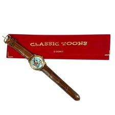 NEW Vtg Disney Mickey Mouse Watch 1990's Fantasma Classic Toons NWOT picture