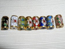 Sale 60 New 9x15mm Tube Mix Handmade Cloisonne Beads picture