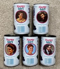 Vintage 1978 Happy Days Nehi Grape Soda Cans Lot of 5 - The Fonz picture