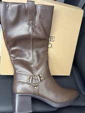 Tall Cedar Color Boots Frye And Co Zip Ip Size 10 Nica picture