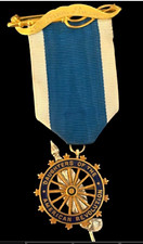 Antique14K Daughters of the American Revolution DAR Medal J.E.Caldwell Lt.Burnam picture