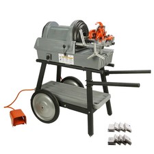 Reconditioned RIDGID® 1822-I Auto Chuck Pipe Threader with 815A Dies New Cart picture