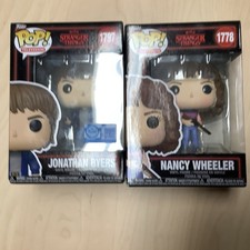 S5 Funko pop Stranger Things Pop Lot Jonathan 1797 Nancy 1778 picture