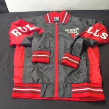 Vintage Pro Player Chicago Bulls Jacket Men’s Large Full Zip Windbreaker NBA picture