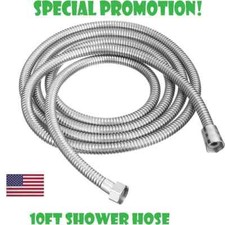 10FT Shower Head Hose Handheld Extra Long Stainless Steel Bathroom Flexible Tube picture
