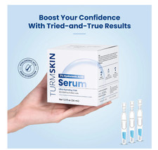 3% Hyaluronic Acid Ultra Hydrating Serum by TurmSkin. Each Box contains 30 Vials picture
