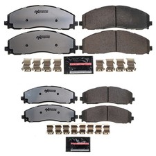 PowerStop Front Rear Z36 Carbon-Fiber Disc Brake Pads Kit For F-250 F-350 SD picture