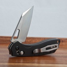 Pocket Folding Knife, D2 Steel Blade, Black G10 Handle, EDC Knife For Gifts picture