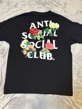 Anti Social Social Club Produce Tee Black Sz L picture