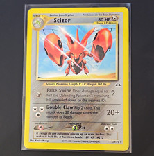 Pokemon TCG Scizor 29/75 Neo Discovery Rare Unlimited Regular 80 HP Stage 1 picture