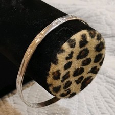 Vintage Taxco Mexico 925 Sterling Silver Sunburst Sun Face Artisan Bangle Brac. picture