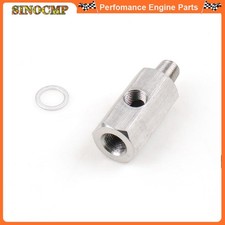 Stainless Steel 1/8'' NPT Oil Pressure Sensor Sendor Tee Adapter to 1/8 NPT picture