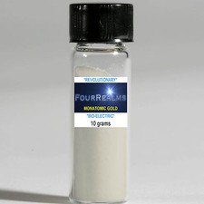 MONATOMIC WHITE GOLD WORLDS MOST POTENT ORMUS 10 grams - 10,000 mg Four Realms picture