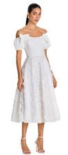 Nadine Merabi Hannah White Midi Dress - UK 8 - BNWT picture