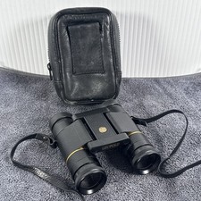 Vintage Compact Black Leupold 7x20 Gold Ring Binoculars w/Case Made in Portugal picture