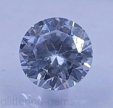 Sparkling 2.30 Ct Natural White Sapphire IGL Certified Round Cut Loose Gem 5DDA picture