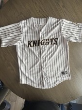 OT Sports Knights Baseball Jersey Men’s Medium Pinstripe Made in USA picture