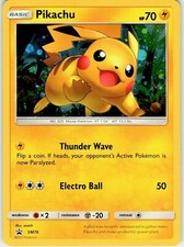 GALAXY HOLO Pikachu SM76 Pokemon Black Star Promo Holographic Foil Rare - LP picture