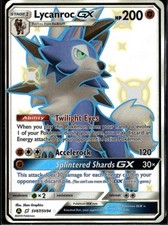 Lycanroc GX SV67 Shiny Holo Rare Hidden Fates Shiny Vault SV67/SV94 Fighting Pok picture