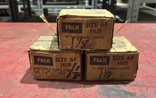 NEW IN BOX LOT OF 3 FALK GRID COUPLING HUB SIZE 6F 1-1/8'' BORE picture