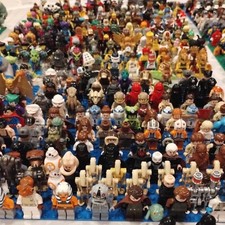 BULK LEGO MINIFIGURE LOT 100X Star Wars Ninjago Lego Minifigs Collection Marvel picture