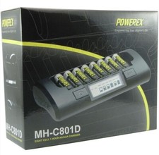 Maha PowerEx MH-C801D Battery Charger NiMH NiCd AA AAA Professional Fast Charger picture