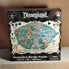 Disneyland Park Decorative Border Map Jigsaw Puzzle 1000pc 18