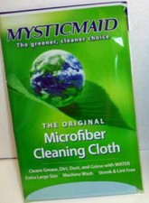 MysticMaid G718KC-T Cleaning Cloth - Teal  3 pk picture