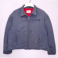 Vintage Big Mac Penn-Prest Work Jacket Blue Red Fleece Lined JCPenney Mens XL picture