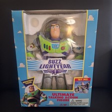 VINTAGE 1996 Toy Story Ultimate Talking Buzz Lightyear Thinkway In Box WORKS picture