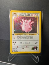 Erika's Clefable 003/132 Gym Heroes Holo  with HALO SWIRL picture