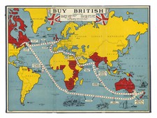 Vintage Board Game Map 