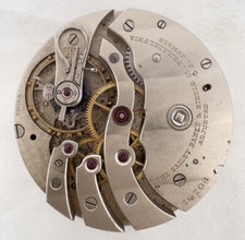 Antique 41mm Bailey Banks & Biddle by Meylan 18 Jewel Pocket Watch Movement picture