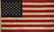 Embroidered Vintage American Flag 3'x5' Oxford Polyester USA Flag picture