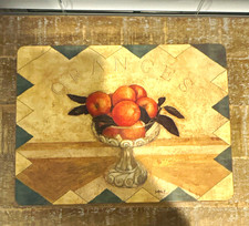 Vintage Pimpernel (7)Orange And (5)Lemon Placemats Cork Back 12x9 READ 12 total picture