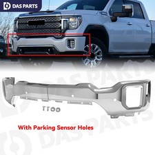Chrome Steel Front Bumper For 2020-2023 GMC Sierra 2500 HD 3500 HD W/Senser Hole picture