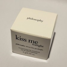 Philosophy Kiss Me Tonight Moisturizing Lip Treatment Balm NIB 0.30 oz 9g picture