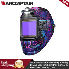 2026 ARCCAPTAIN Auto Darkening Welding Helmet with Light, 3.94