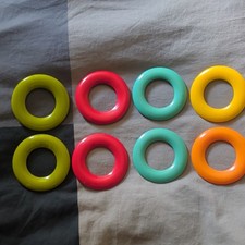 MCM Napkin Rings Multicolored Set of 8 picture