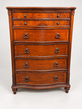 Antique Style Chest of Drawers 6-Drawer Tall Dresser Traditional Wood picture