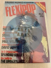 Flexipop No 4 1981 Adam Ant A.N.T.S. Original Blue Flexi Record Near Mint picture