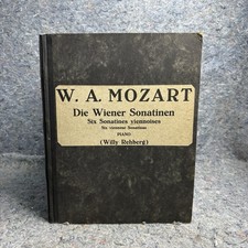 1931 W.A. Mozart Die Wiener Sonatinen Piano Sheet Music Schott 2159 Rehberg picture