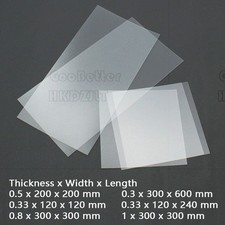 Frosted Translucent PVC Plastic Sheet Thin Clear 0.3mm - 1mm Thick Plastic Panel picture